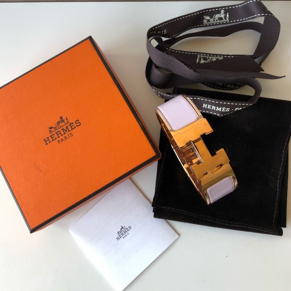 AUTHENTIC Hermès Clic Clac Bracelet PM